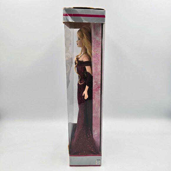Barbie Blonde Birthstone Collection January Garnet Collector Edition Doll Mattel - Picture 9 of 16